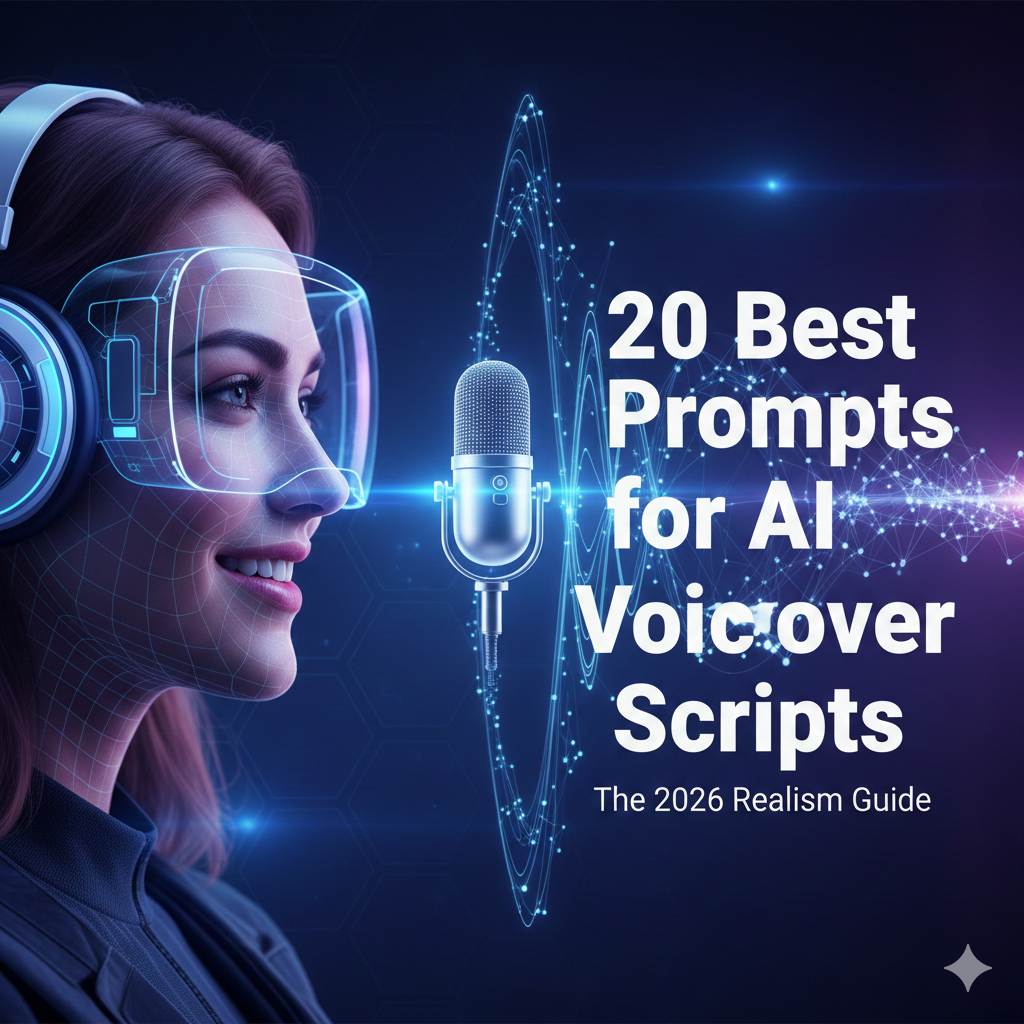 20 Best Prompts for AI Voiceover Scripts