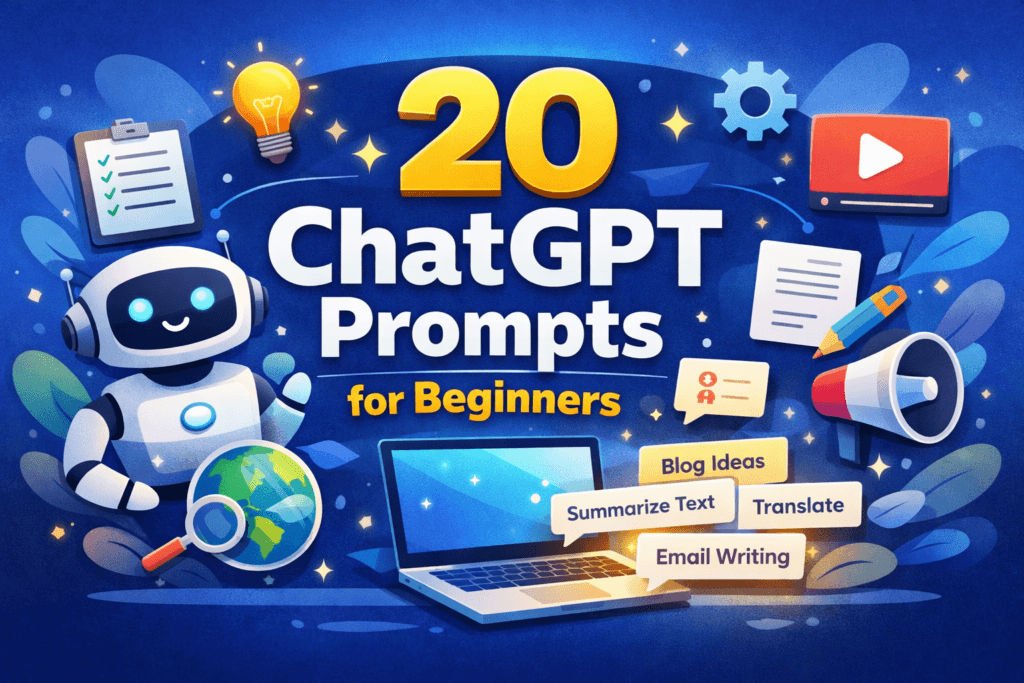 20 ChatGPT Prompts for Beginners (Easy & Powerful) - Banana Prompts