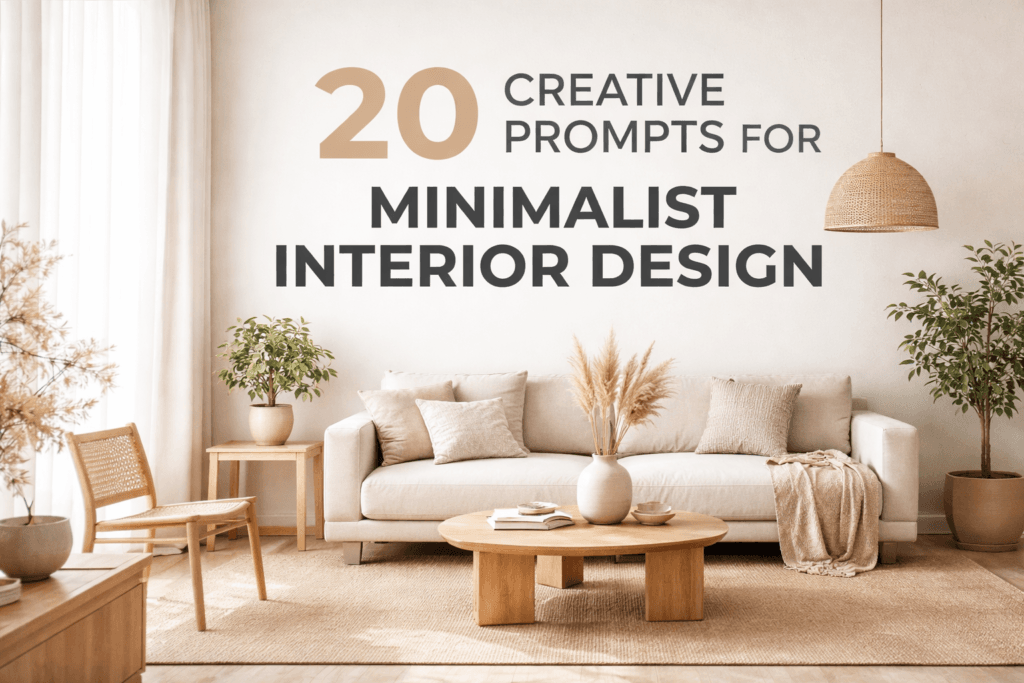 20 Creative Prompts for Minimalist Interior Design That Create Calm ...