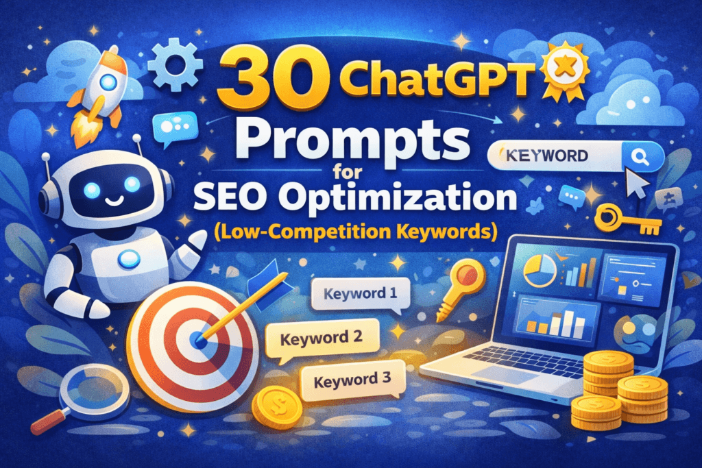 30 ChatGPT Prompts for SEO Optimization (Low-Competition Keywords ...