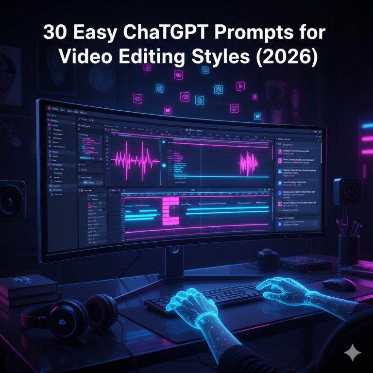 30 Easy ChatGPT Prompts for Video Editing Styles