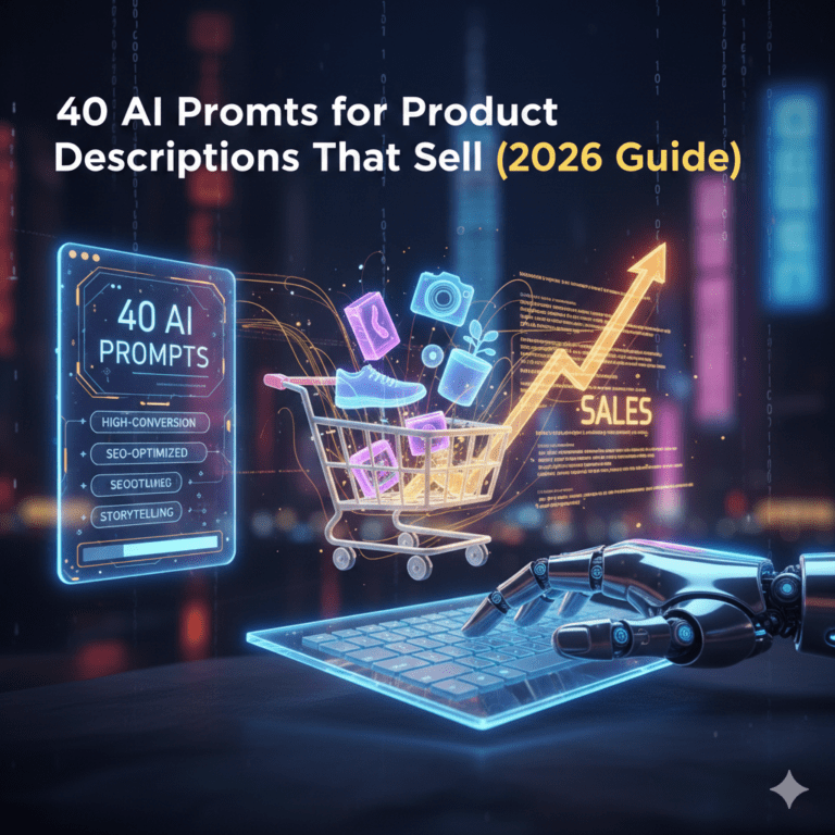 40 AI Prompts for Product Descriptions That Sell (2026 Guide)