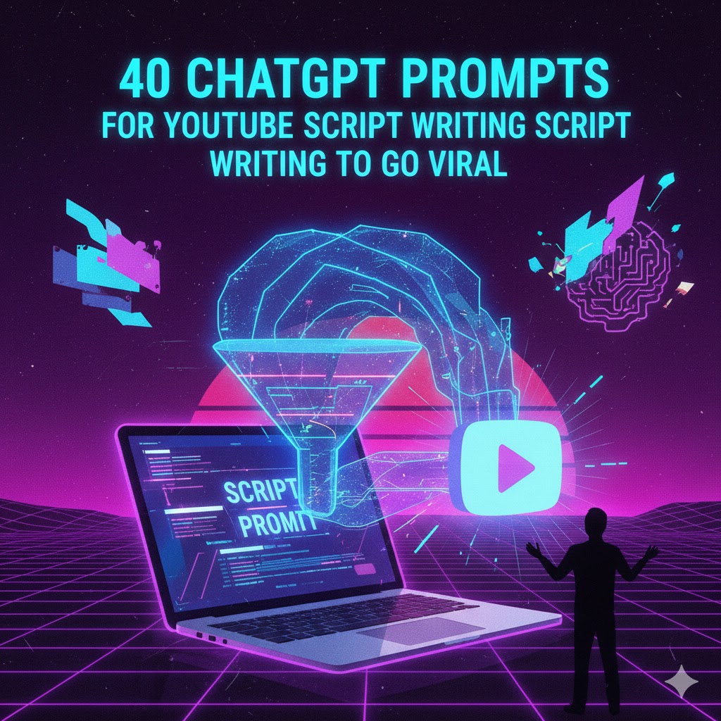 40 ChatGPT Prompts for YouTube Script Writing to Go Viral