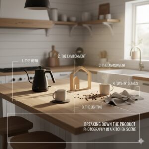 Breaking Down the Lifestyle Product Photography Prompt in Kitchen Scene