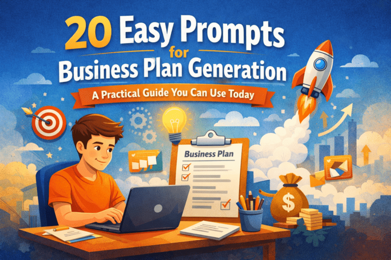 20 Easy Prompts for Business Plan Generation