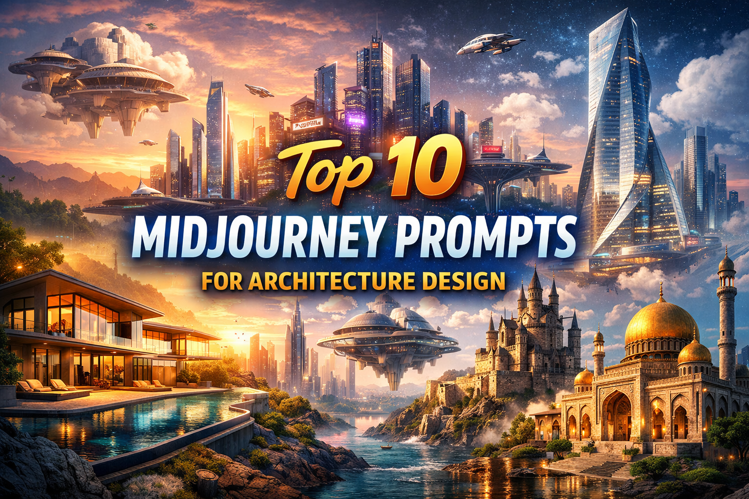Top 10 Midjourney Prompts for Architecture Design