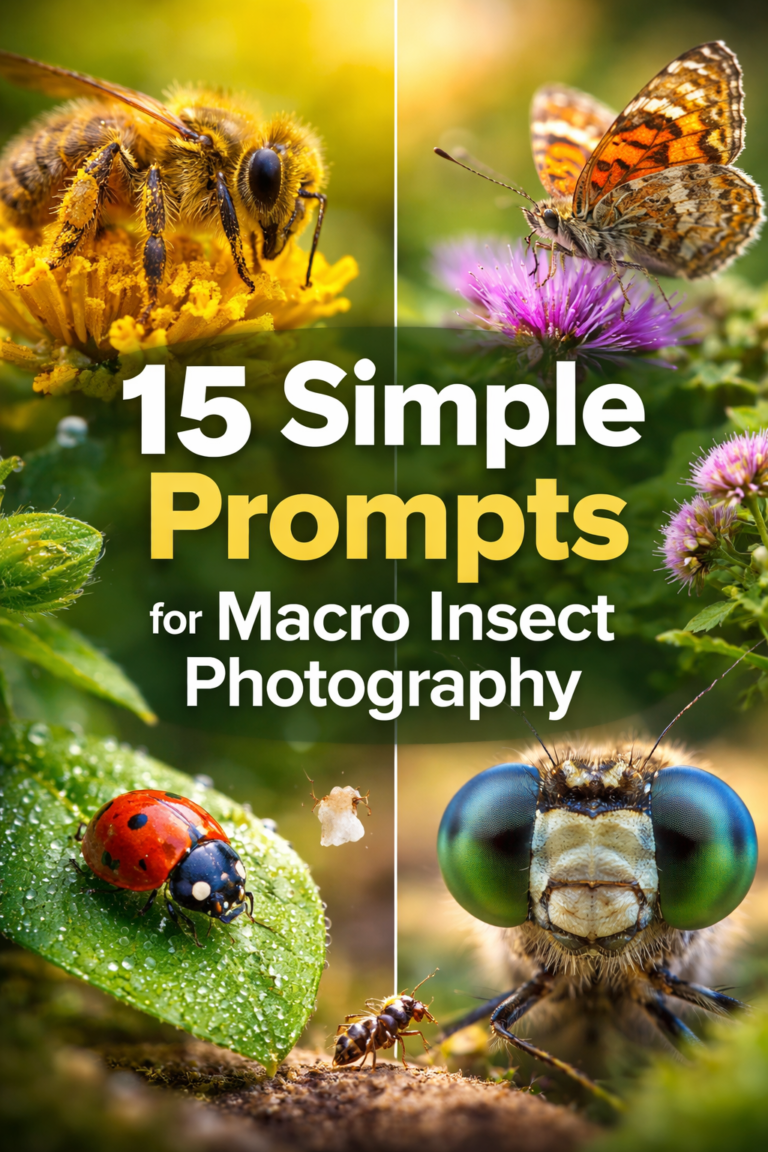 15 Simple Prompts for Macro Insect Photography