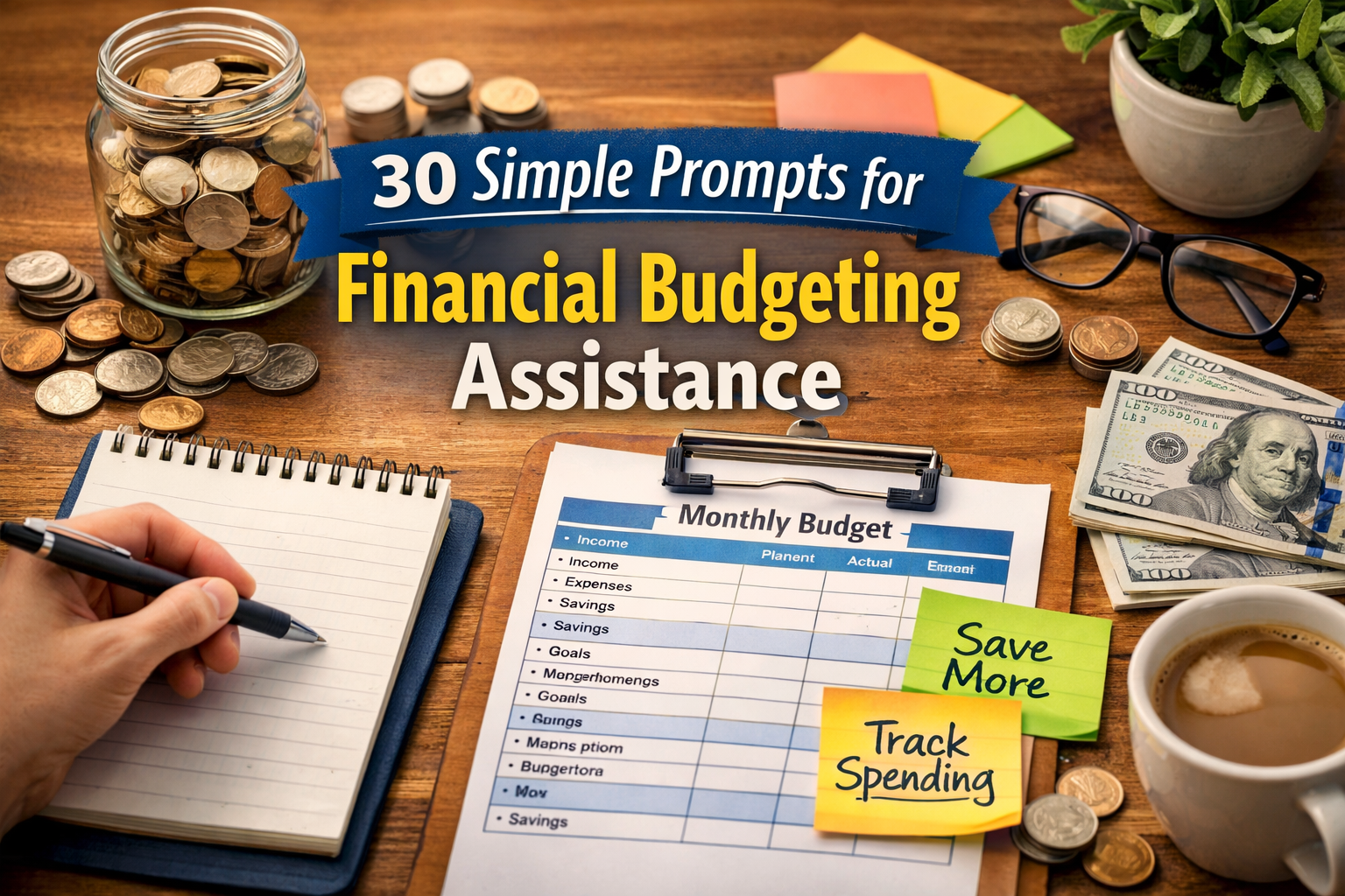 30 Simple Prompts for Financial Budgeting Assistance