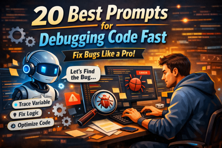 20 Best Prompts for Debugging Code Fast