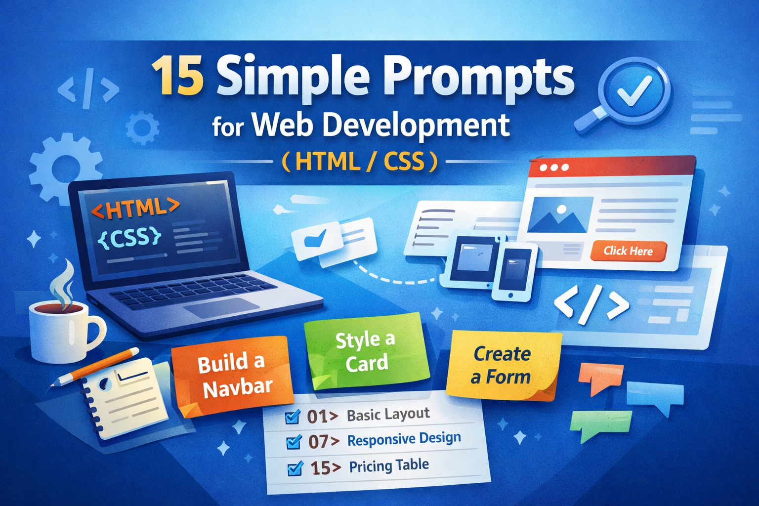 15 Simple Prompts for Web Development