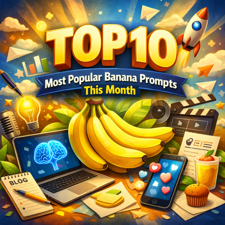 10 Most Popular Banana Prompts This Month