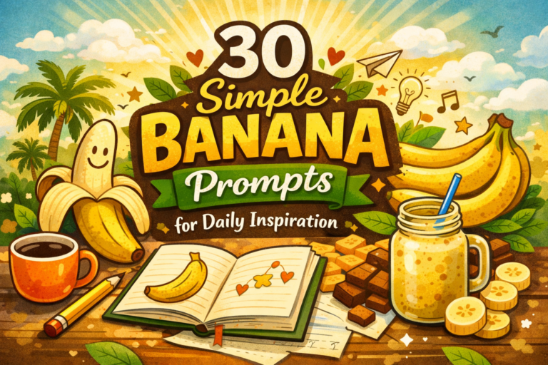 30 Simple Banana Prompts for Daily Inspiration