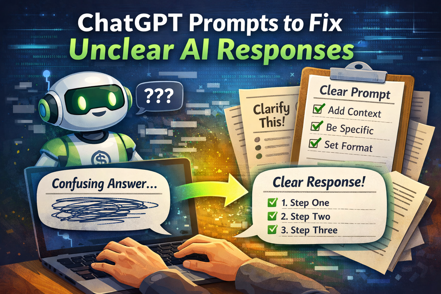 ChatGPT Prompts to Fix Unclear AI Responses