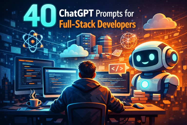 40 ChatGPT prompts for full stack developers