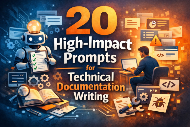 20 high-impact prompts for technical documentation writing