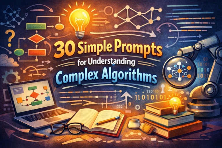 30 Simple Prompts for Understanding Complex algorithms