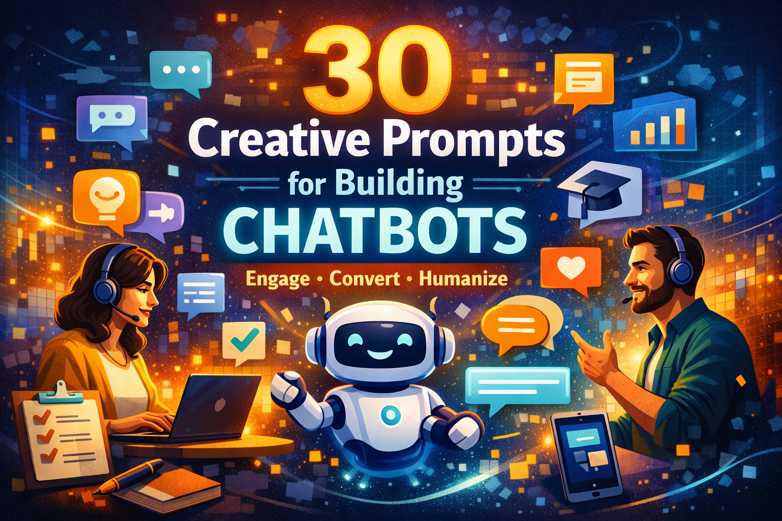30 Creative Prompts for Building Chatbots