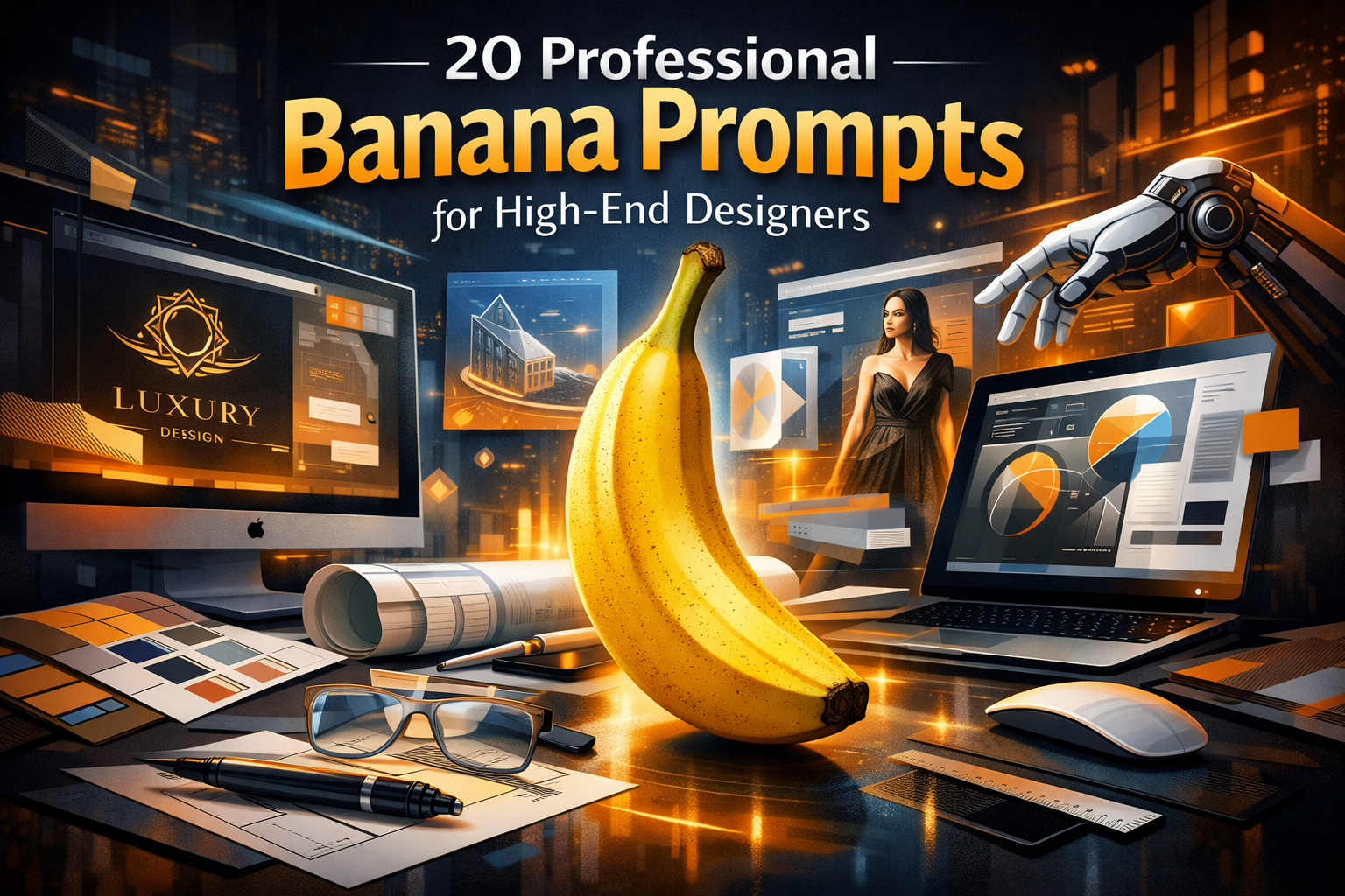 20 Professional Banana Prompts for High-End Designers