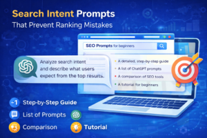 Search Intent Prompts That Prevent Ranking Mistakes