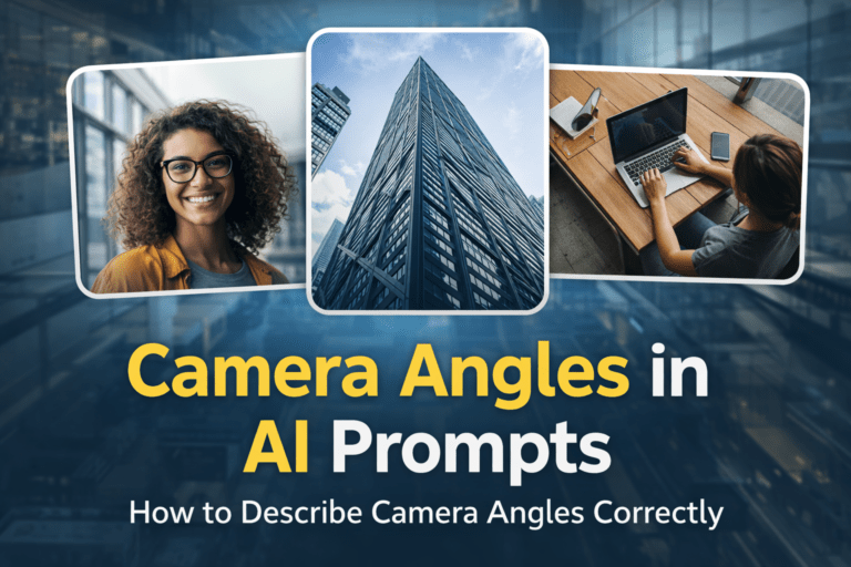 camera angles in ai prompts