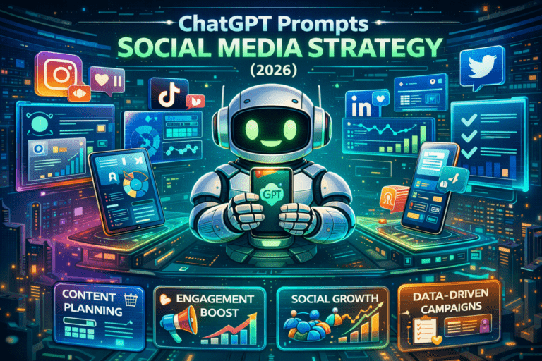 ChatGPT Prompts for Social Media Strategy (Grow Faster in 2026)