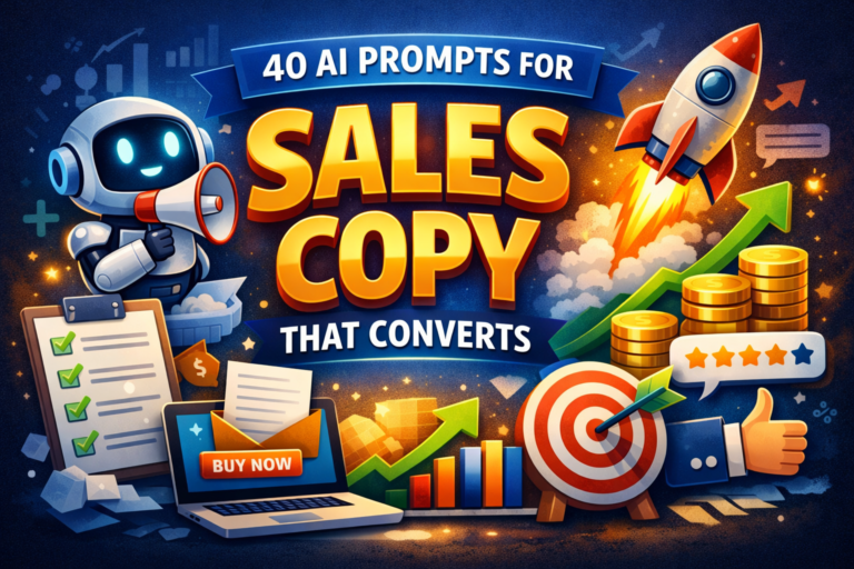 40 AI Prompts for Sales Copy That Converts
