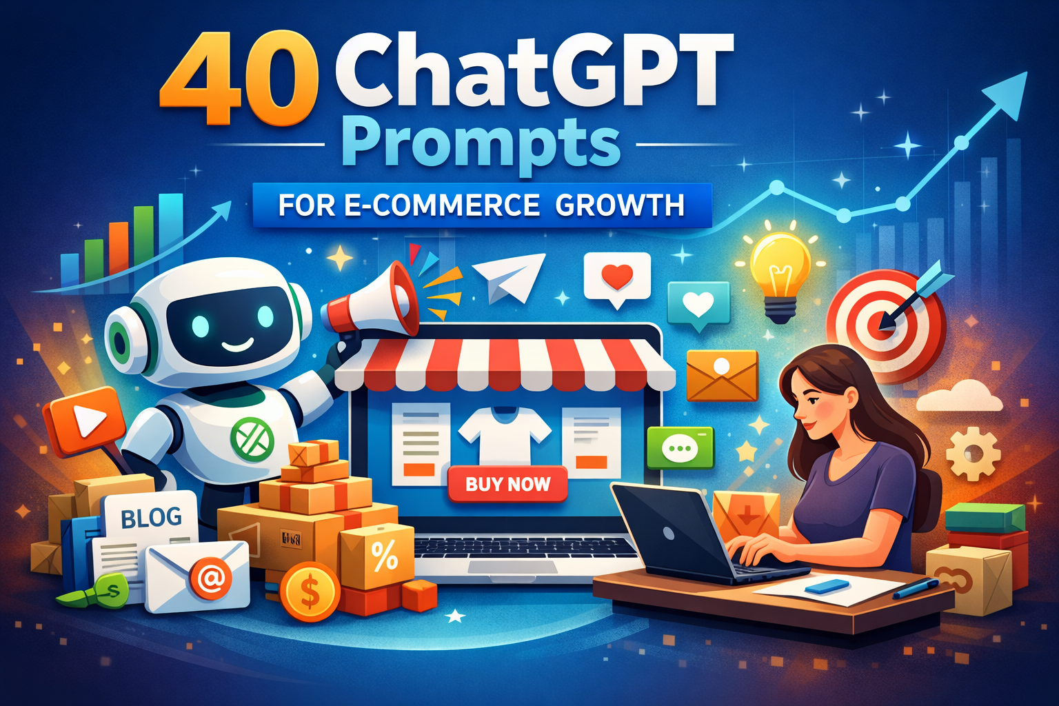 40 ChatGPT Prompts for E-commerce Growth That Actually Help You Sell More geneart an futered image