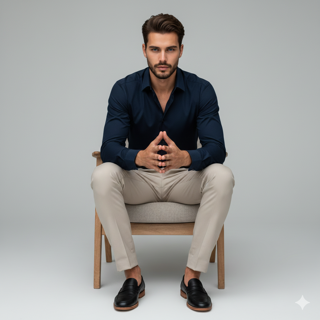 Male Editorial Portraits with AI