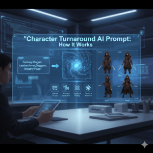 How a Character Turnaround AI Prompt Works
