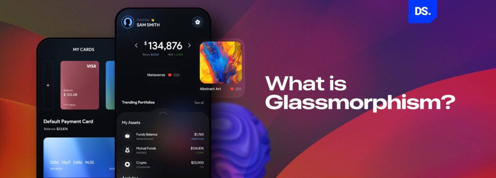 Creative UI UX design concepts showing modern digital interface ideas