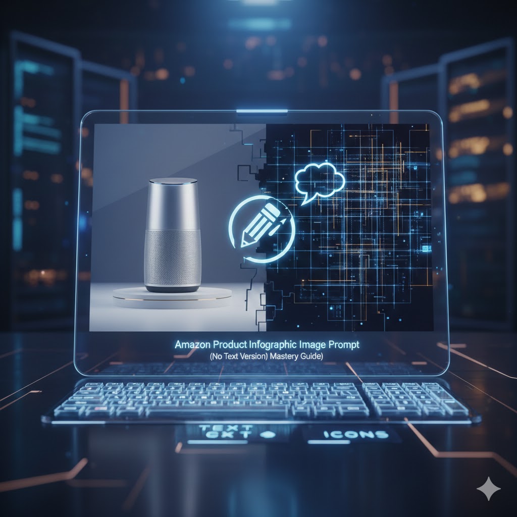 Amazon product infographic image prompt (no text version)