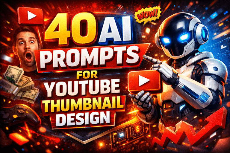 AI Prompts for YouTube Thumbnail Design