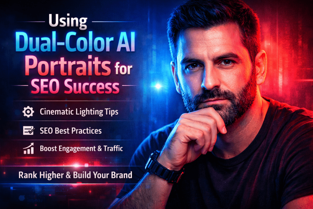 Learn how to use a dual color portrait