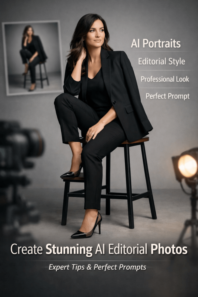 How to Recreate a High-End Editorial Portrait Using a Single AI Prompt