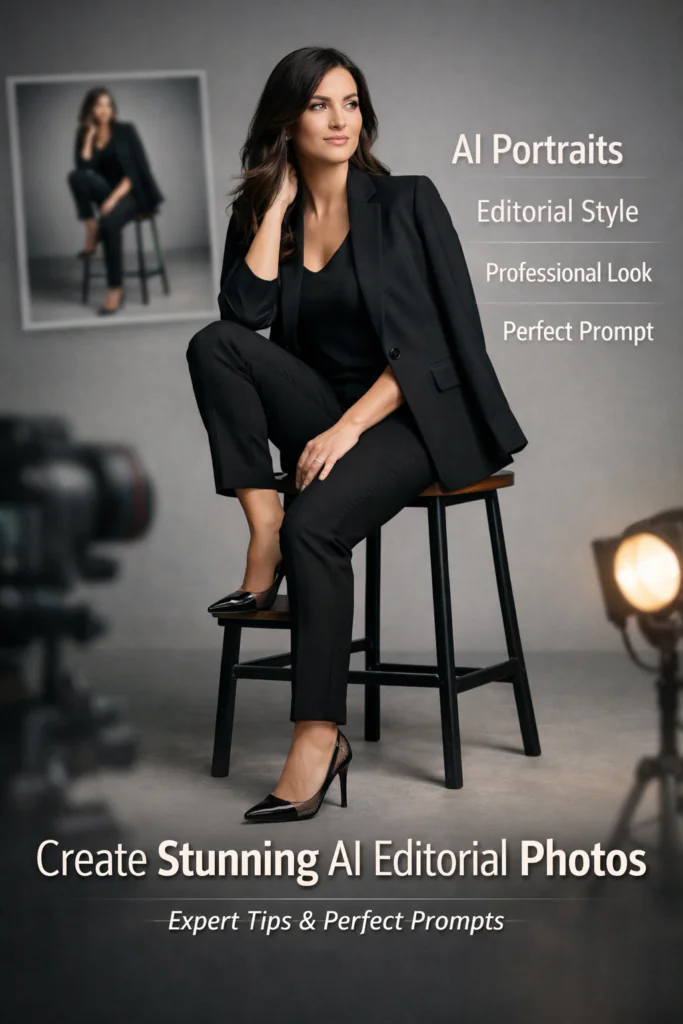 How to Recreate a High-End Editorial Portrait Using a Single AI Prompt