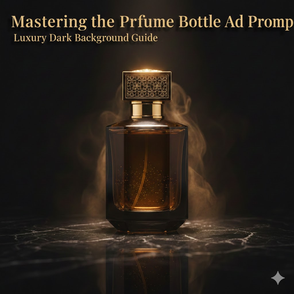 Mastering the Perfume Bottle Ad Prompt Luxury Dark Background Guide