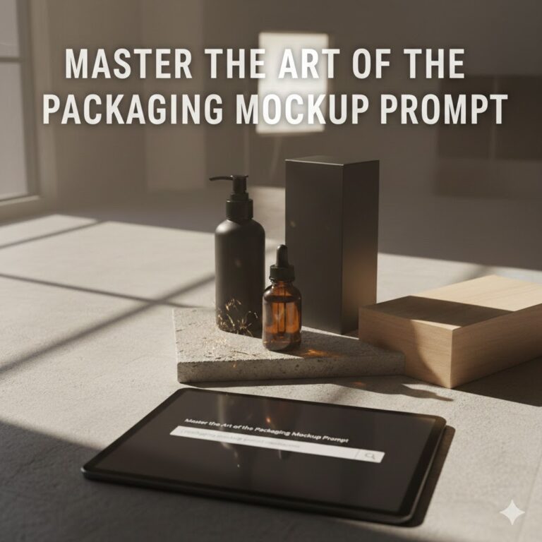 Pro Packaging Mockup Prompt Guide Master Realistic Shadows