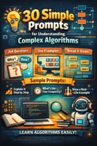 Discover 30 simple prompts for understanding complex algorithms