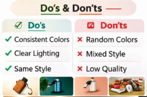 ChatGPT prompt to create brand style guide for AI images concept with laptop and design elements