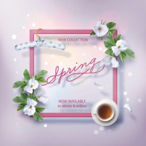 seasonal marketing campaign visual with modern branding design