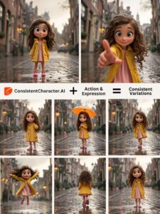 Clean Vector Mascot Style Consistency banana prompte