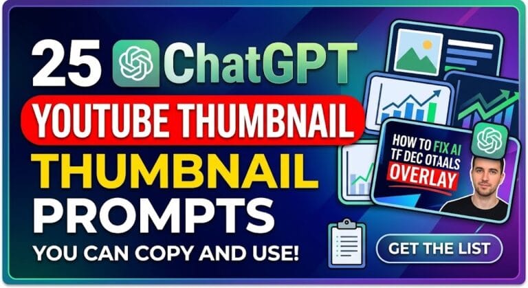 ChatGPT YouTube Thumbnail Prompts